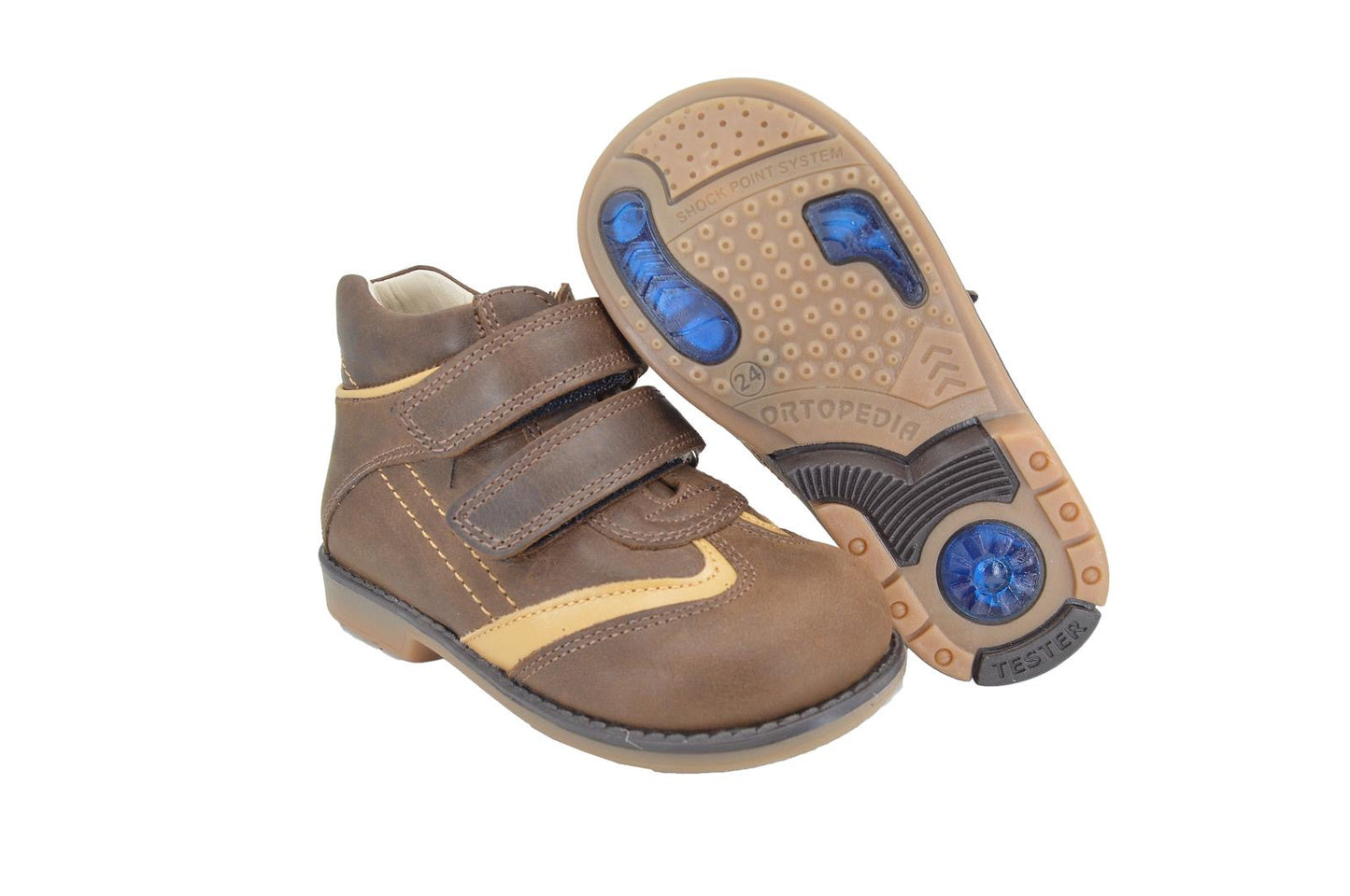 Orthopedic leather shoes for kids