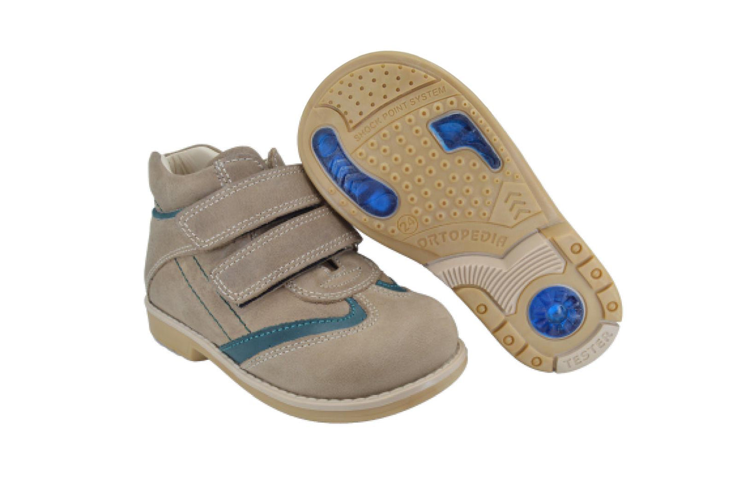 Orthopedic leather shoes for kids