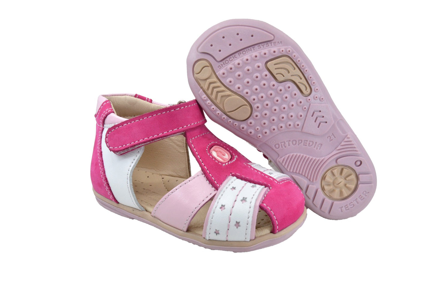 Orthopedic leather shoes for kids