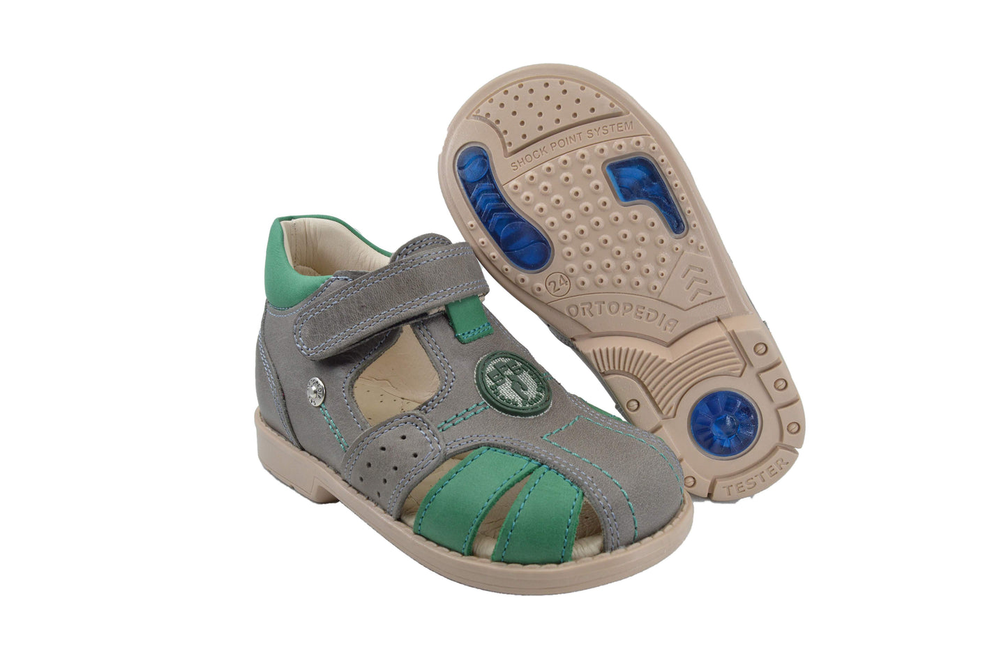 Orthopedic leather shoes for kids